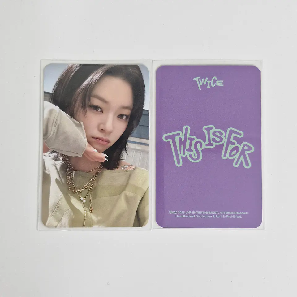 TWICE - THIS IS FOR SOUNDWAVE LUCKYDRAW A Ver. PHOTOCARD 3