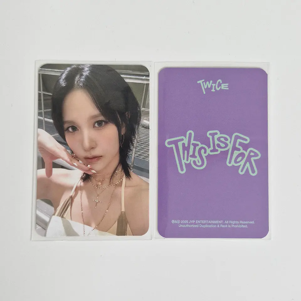 TWICE - THIS IS FOR SOUNDWAVE LUCKYDRAW A Ver. PHOTOCARD 7