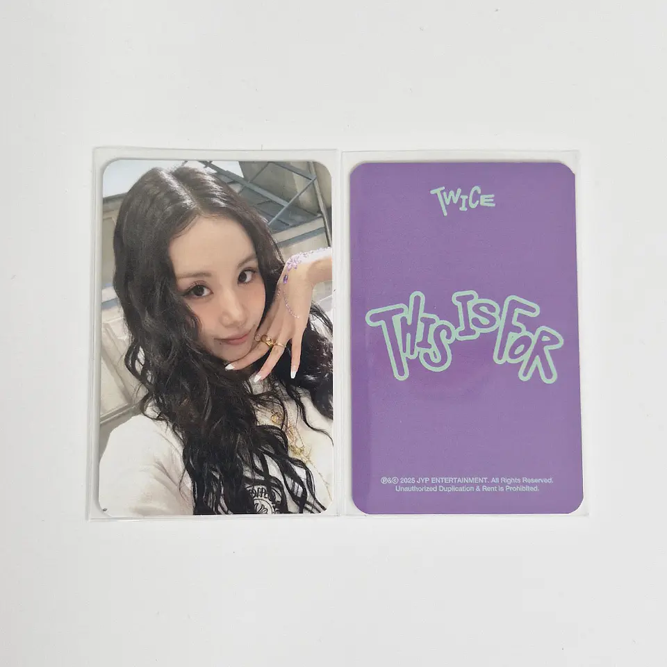 TWICE - THIS IS FOR SOUNDWAVE LUCKYDRAW A Ver. PHOTOCARD 9