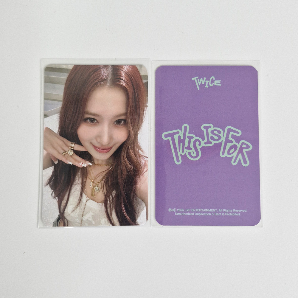 TWICE THIS IS FOR soundwave サナ トレカ TWICE サナ THISISFOR soundwave 限定 トレカ A - メルカリ
