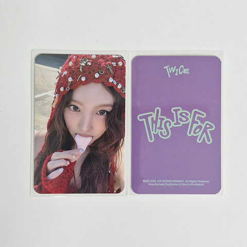 TWICE - THIS IS FOR SOUNDWAVE LUCKYDRAW B Ver. PHOTOCARD