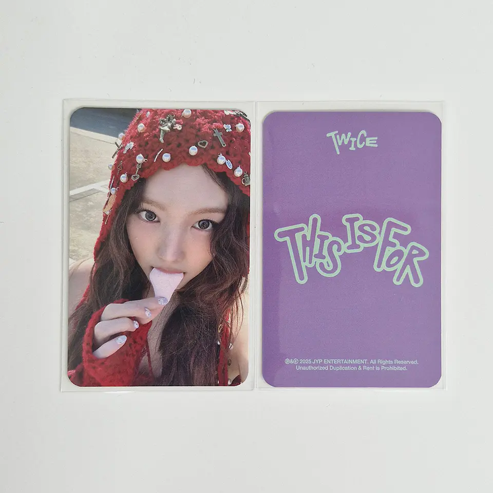 TWICE - THIS IS FOR SOUNDWAVE LUCKYDRAW B Ver. PHOTOCARD 2