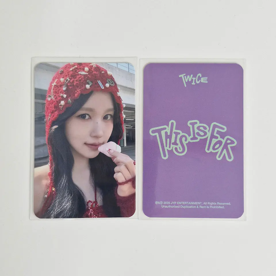 TWICE - THIS IS FOR SOUNDWAVE LUCKYDRAW B Ver. PHOTOCARD 7