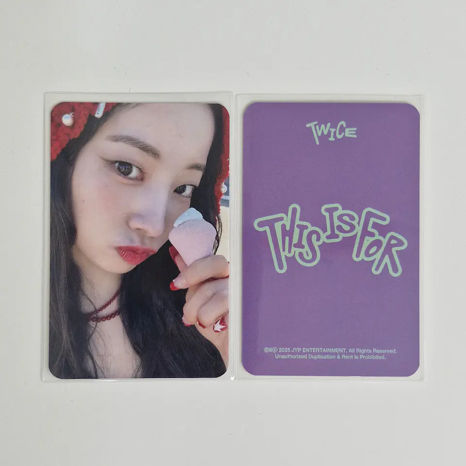 TWICE - THIS IS FOR SOUNDWAVE LUCKYDRAW B Ver. PHOTOCARD 8
