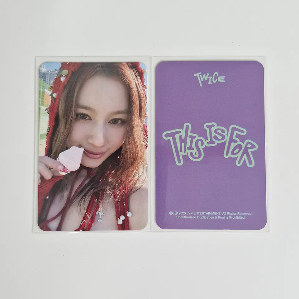 TWICE - THIS IS FOR SOUNDWAVE LUCKYDRAW B Ver. PHOTOCARD 5