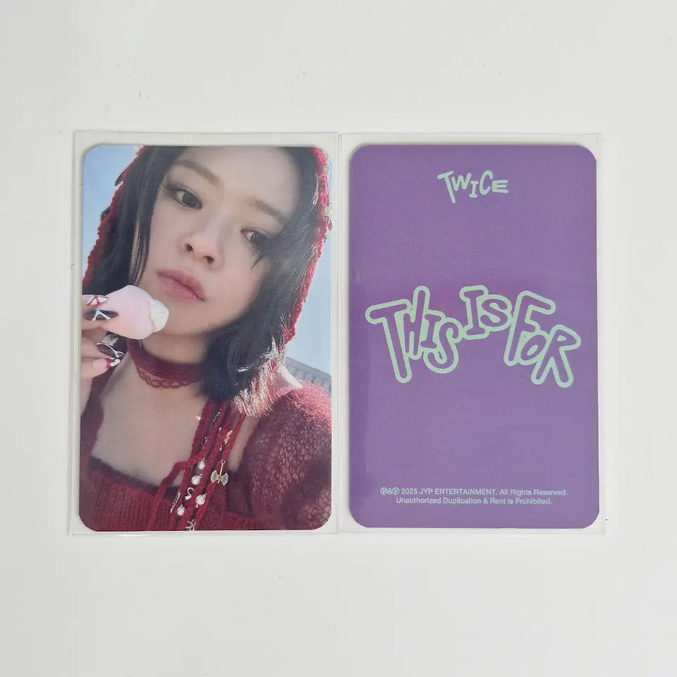 TWICE - THIS IS FOR SOUNDWAVE LUCKYDRAW B Ver. PHOTOCARD 3