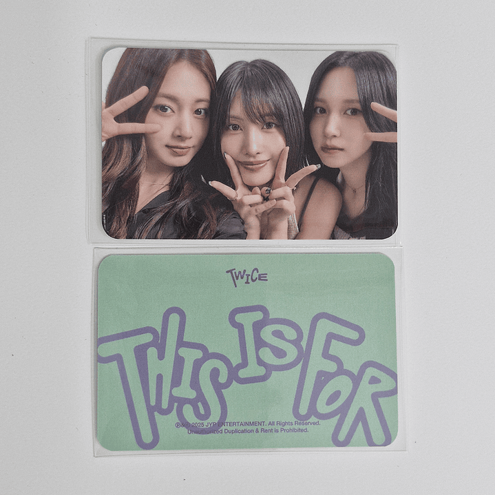 TWICE - THIS IS FOR SOUNDWAVE LUCKYDRAW UNITS PHOTOCARD 4