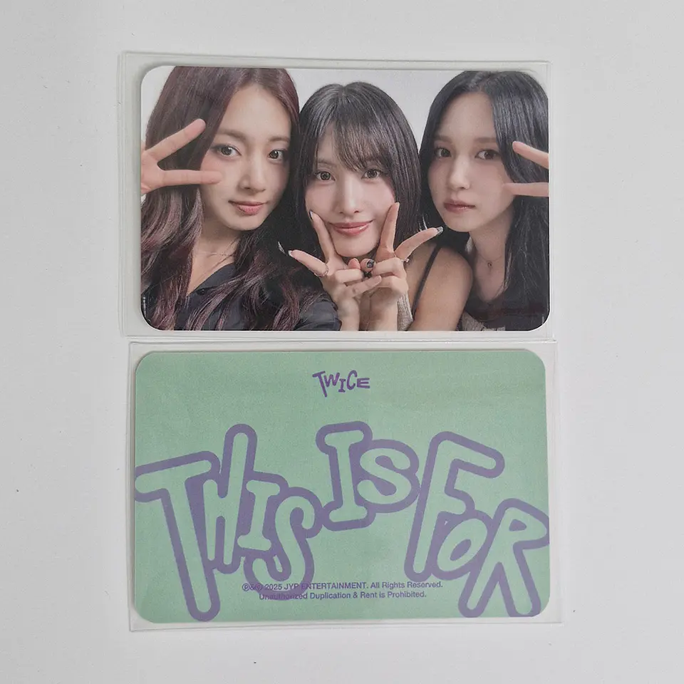 TWICE - THIS IS FOR SOUNDWAVE LUCKYDRAW UNITS PHOTOCARD 4