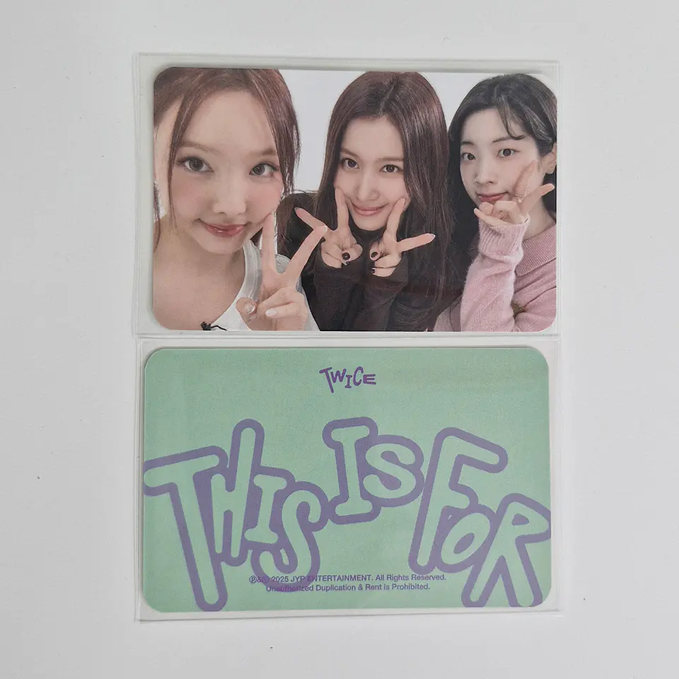 TWICE - THIS IS FOR SOUNDWAVE LUCKYDRAW UNITS PHOTOCARD 2