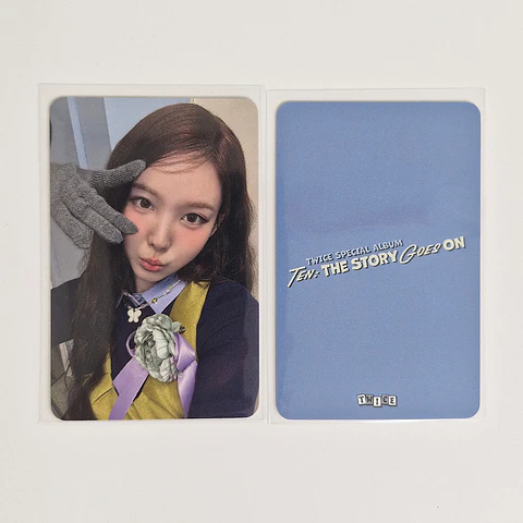 TWICE - TEN : THE STORY GOES ON BLUE DREM MEDIA EPISODE Ver. PHOTOCARD