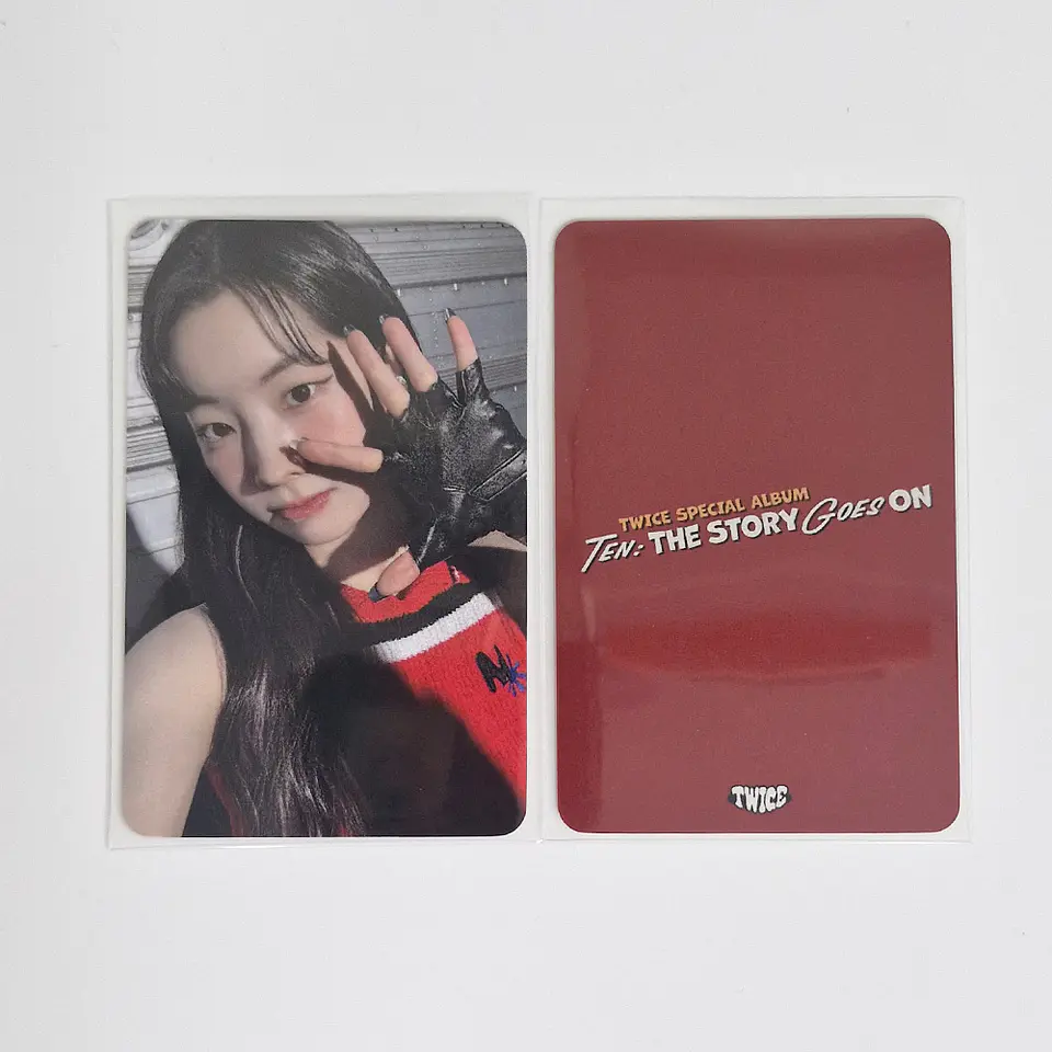 TWICE - TEN : THE STORY GOES ON BLUE DREM MEDIA CAST Ver. PHOTOCARD 8