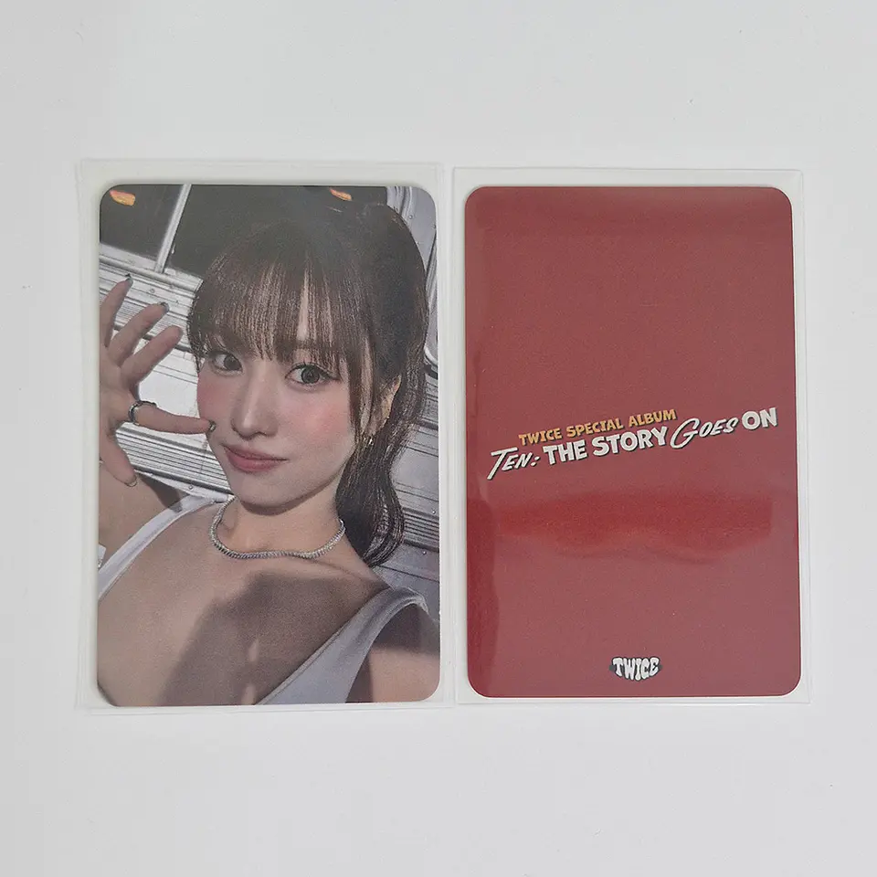 TWICE - TEN : THE STORY GOES ON BLUE DREM MEDIA CAST Ver. PHOTOCARD 4