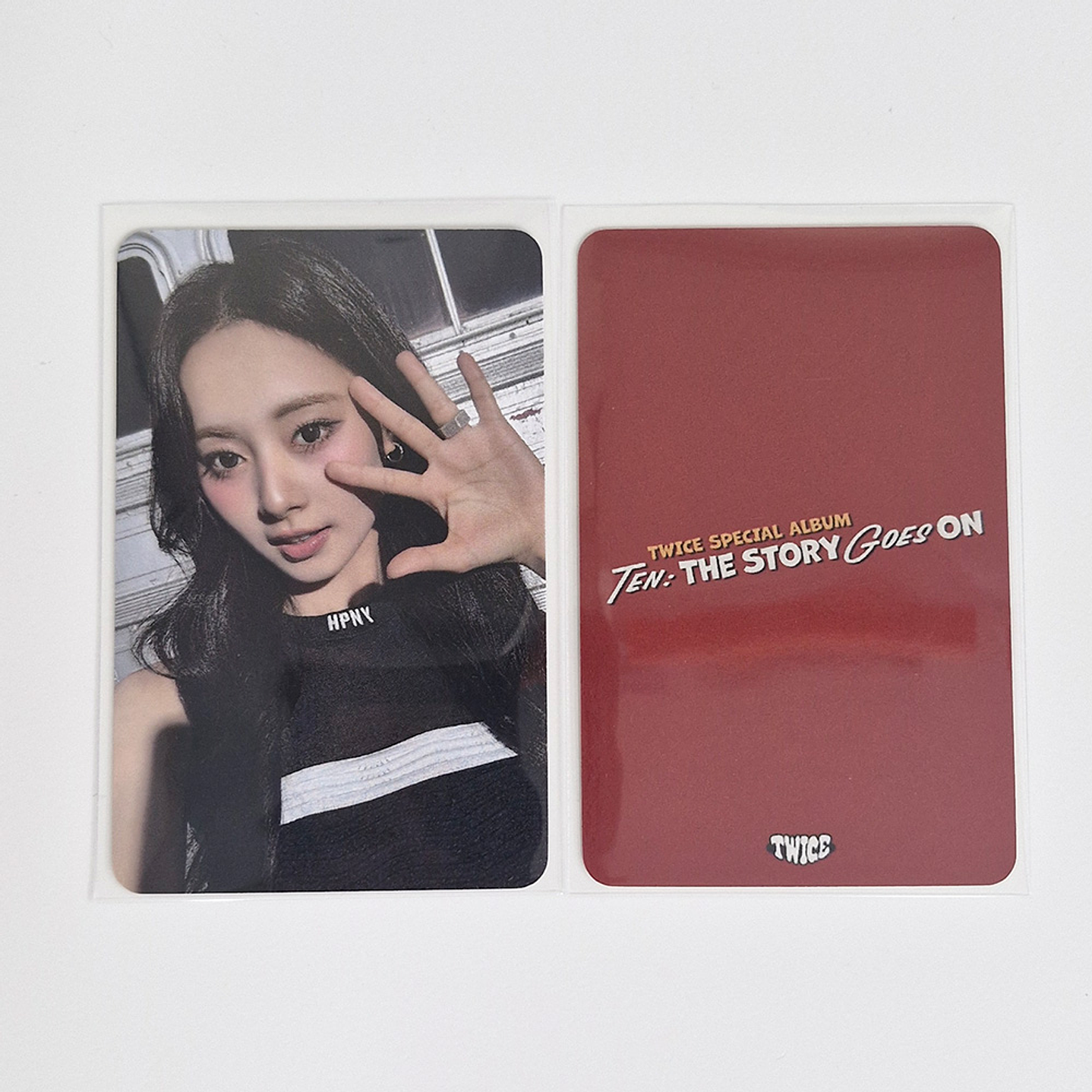 TWICE - TEN : THE STORY GOES ON BLUE DREM MEDIA CAST Ver. PHOTOCARD 10