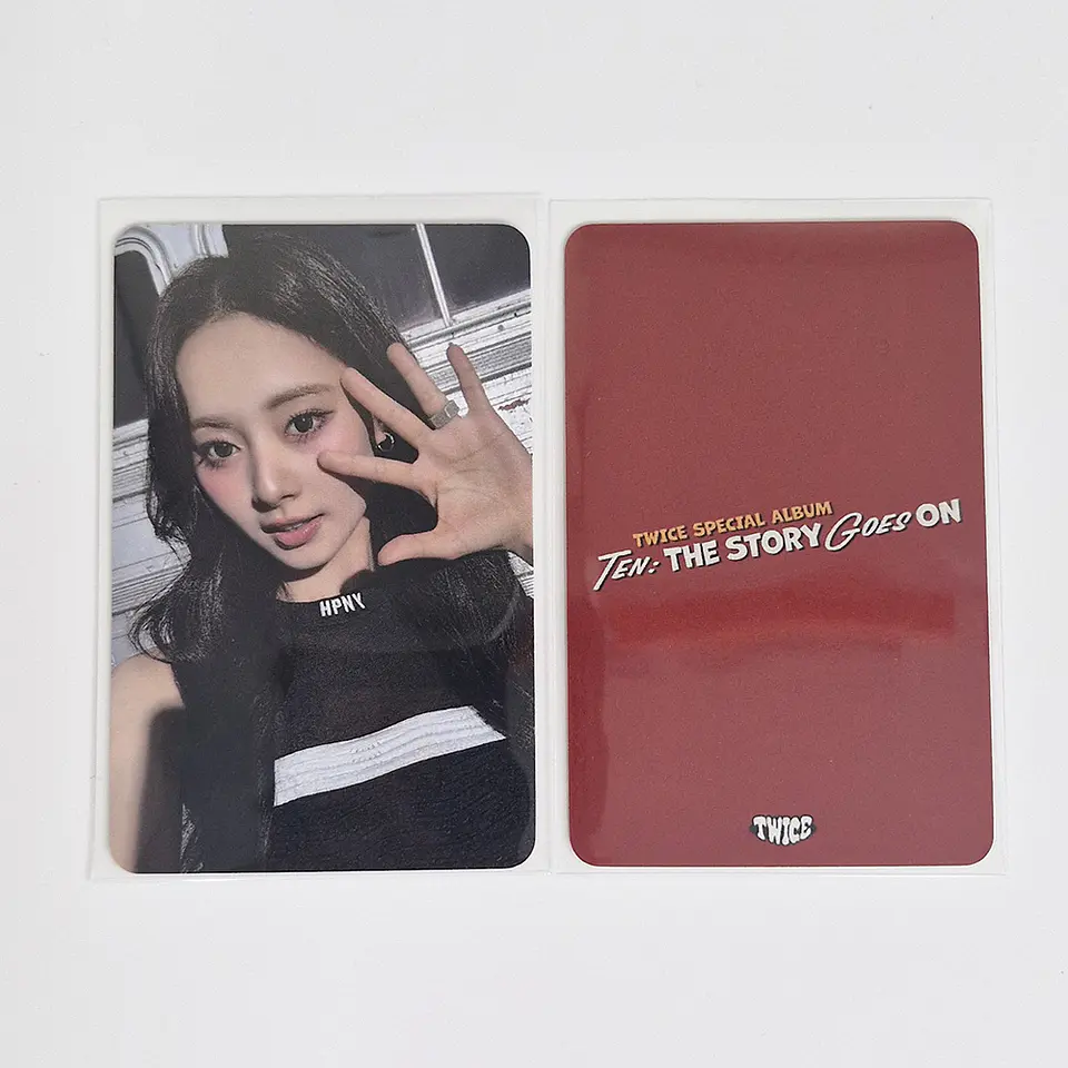 TWICE - TEN : THE STORY GOES ON BLUE DREM MEDIA CAST Ver. PHOTOCARD 10