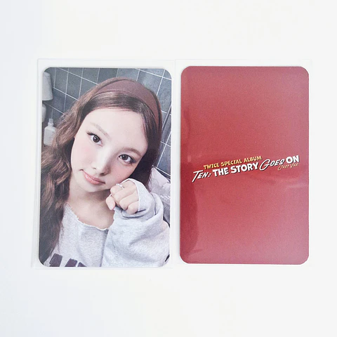 TWICE - TEN : THE STORY GOES ON MUSIC KOREA CAST Ver. PHOTOCARD