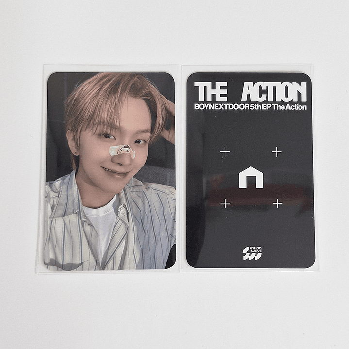 BOYNEXTDOOR - THE ACTION SOUNDWAVE POB PHOTOCARD 7