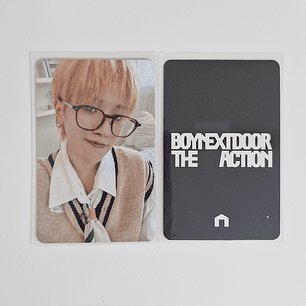 BOYNEXTDOOR - THE ACTION APPLE MUSIC POB PHOTOCARD