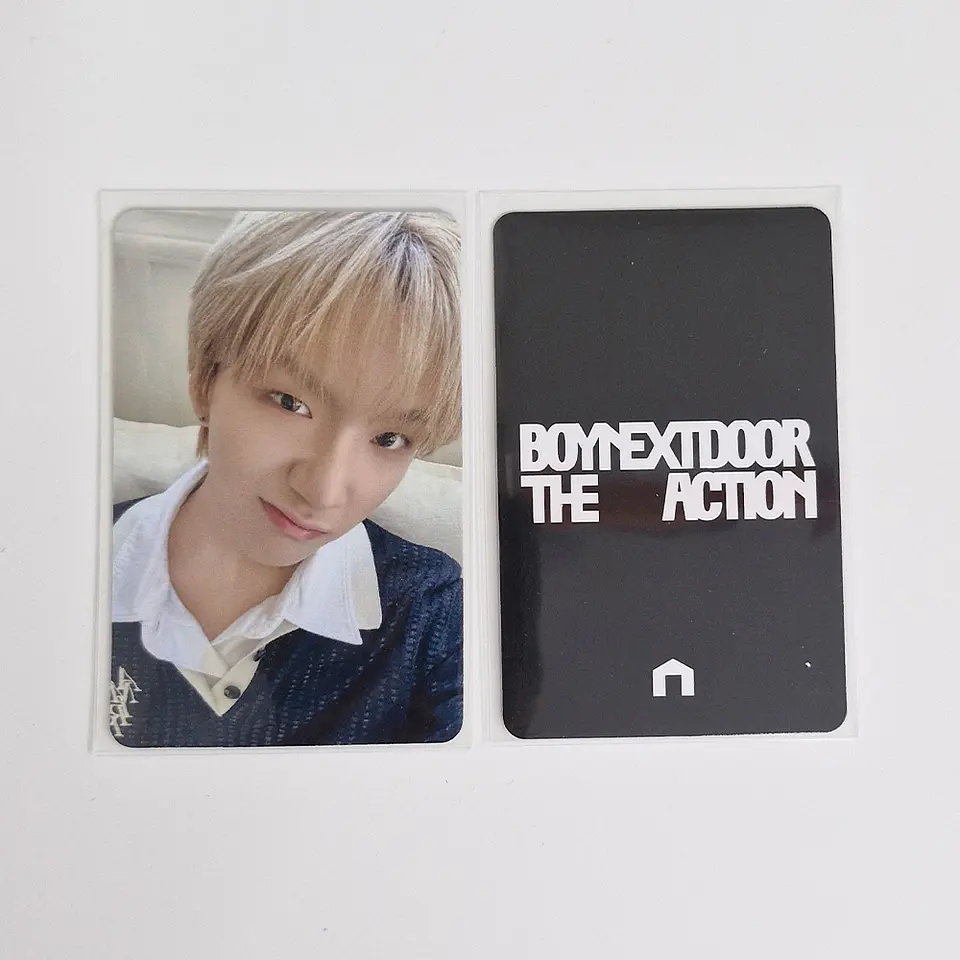 BOYNEXTDOOR - THE ACTION APPLE MUSIC POB PHOTOCARD 4