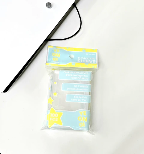 SLEEVE PARA PHOTOCARD TAMAÑO ESTANDAR ( 56 x 87 MM ) YEONGI DESIGN