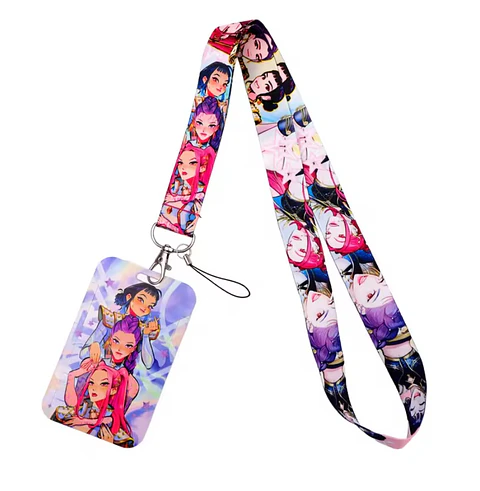 CARD HOLDER + LANYARD KPOP DEMON HUNTERS