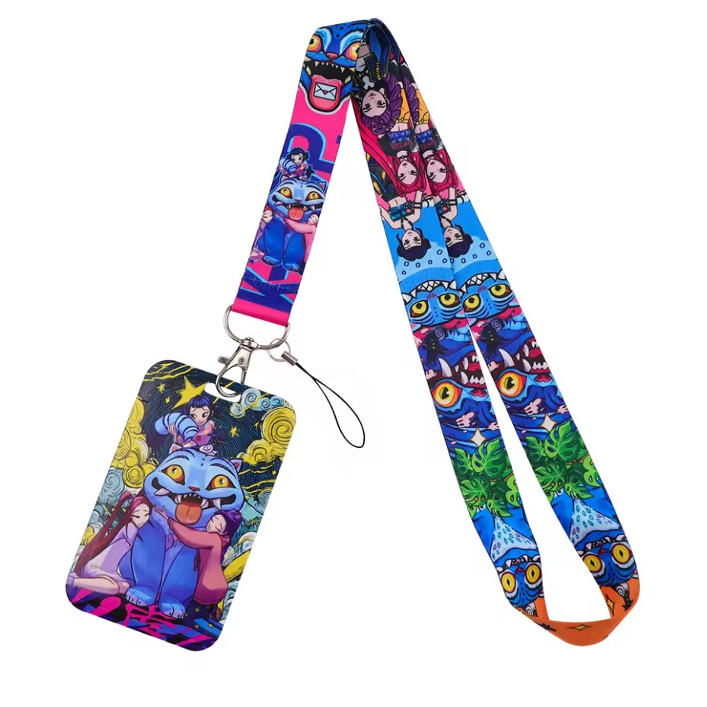 CARD HOLDER + LANYARD KPOP DEMON HUNTERS 6