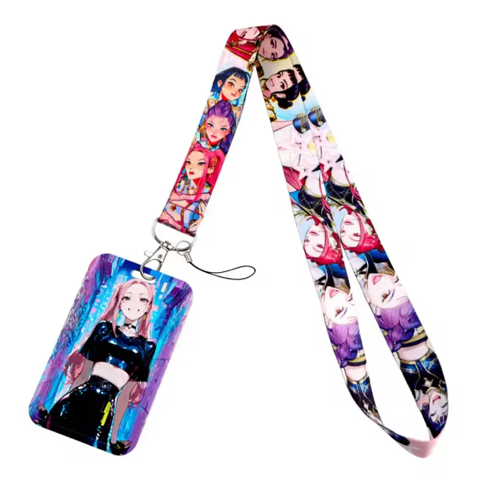 CARD HOLDER + LANYARD KPOP DEMON HUNTERS 7