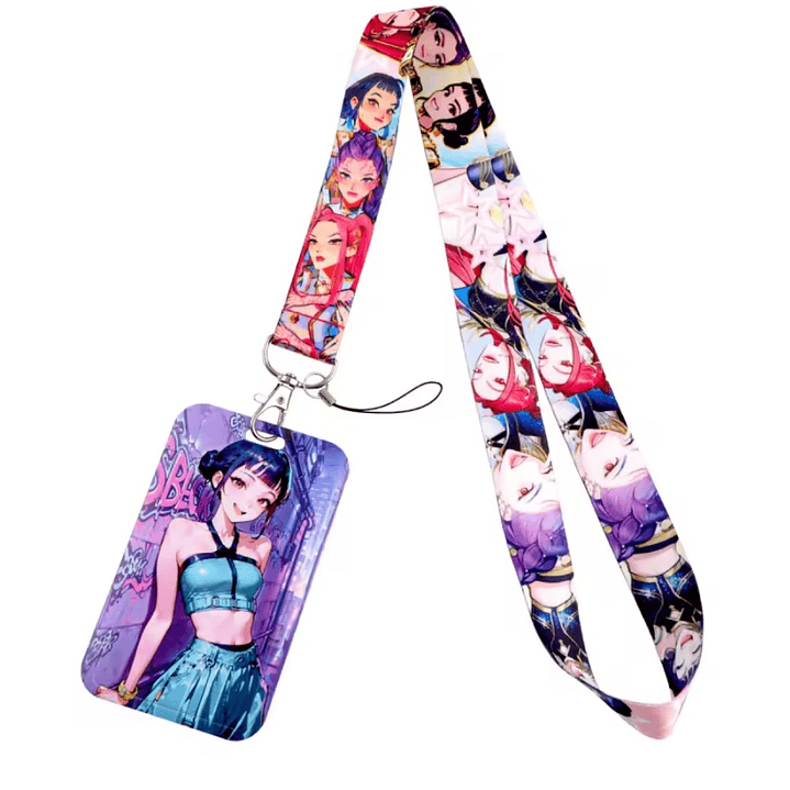 CARD HOLDER + LANYARD KPOP DEMON HUNTERS 9