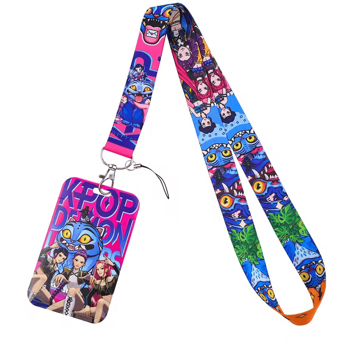 CARD HOLDER + LANYARD KPOP DEMON HUNTERS 12