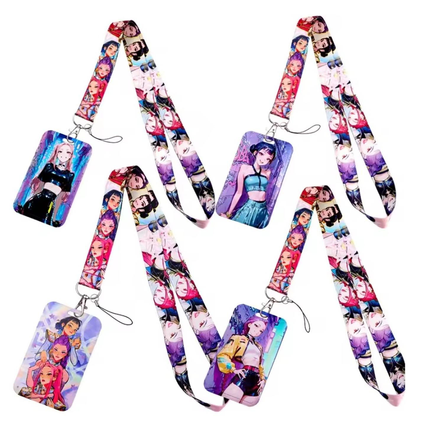 CARD HOLDER + LANYARD KPOP DEMON HUNTERS 1