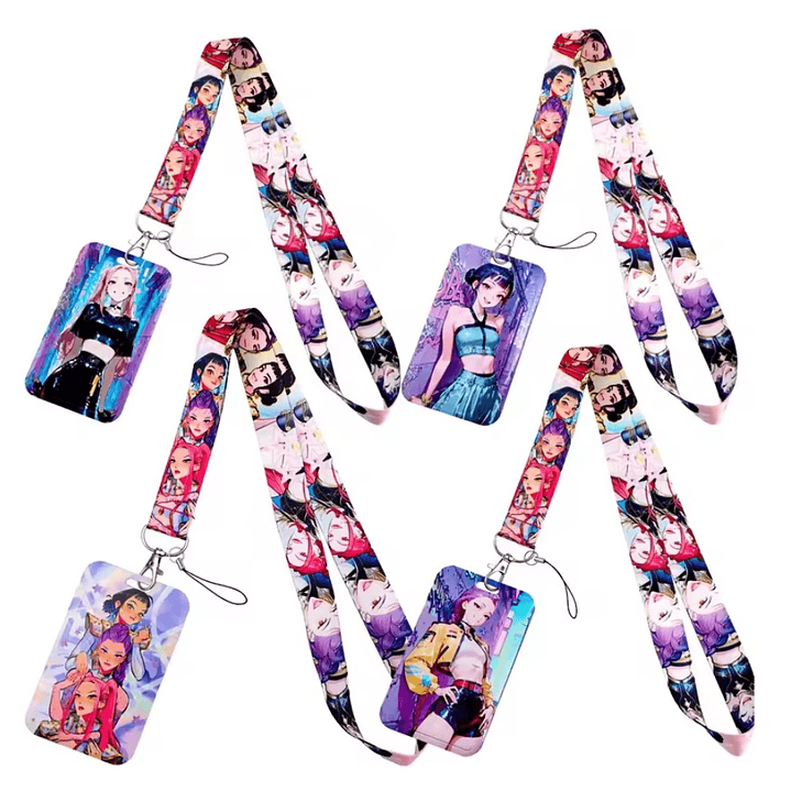 CARD HOLDER + LANYARD KPOP DEMON HUNTERS 1