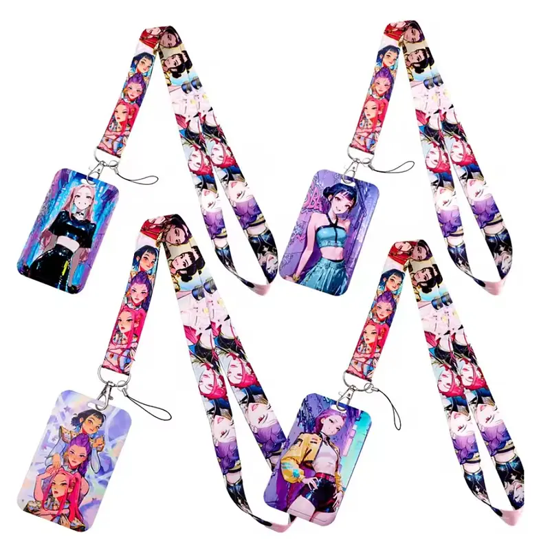 CARD HOLDER + LANYARD KPOP DEMON HUNTERS 1