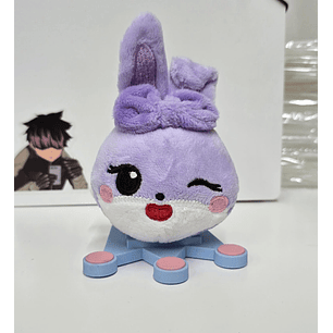 PLUSH KEYRING BLACK PINK HEAD ALTERNATIVO