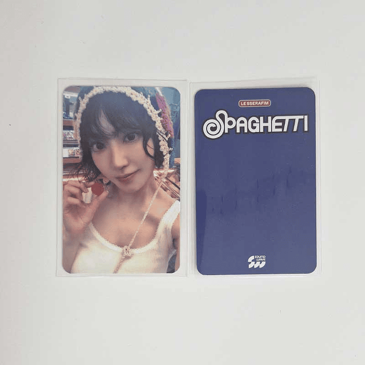 LE SSERAFIM - SPAGHETTI SOUNDWAVE POB STANDARD Ver. 3