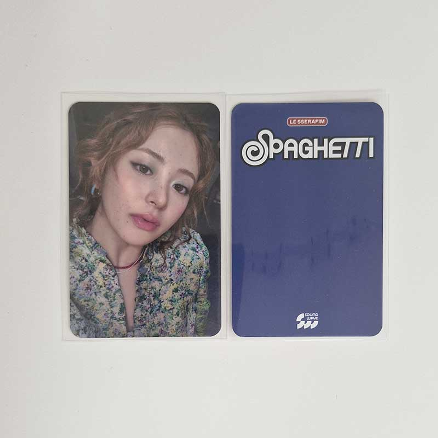 LE SSERAFIM - SPAGHETTI SOUNDWAVE POB STANDARD Ver. 4