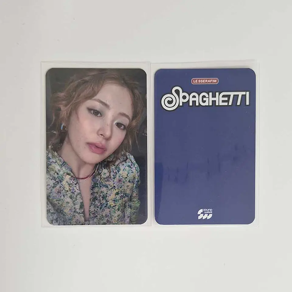 LE SSERAFIM - SPAGHETTI SOUNDWAVE POB STANDARD Ver. 4