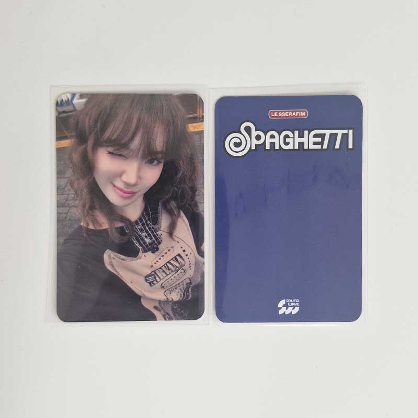 LE SSERAFIM - SPAGHETTI SOUNDWAVE POB STANDARD Ver. 2