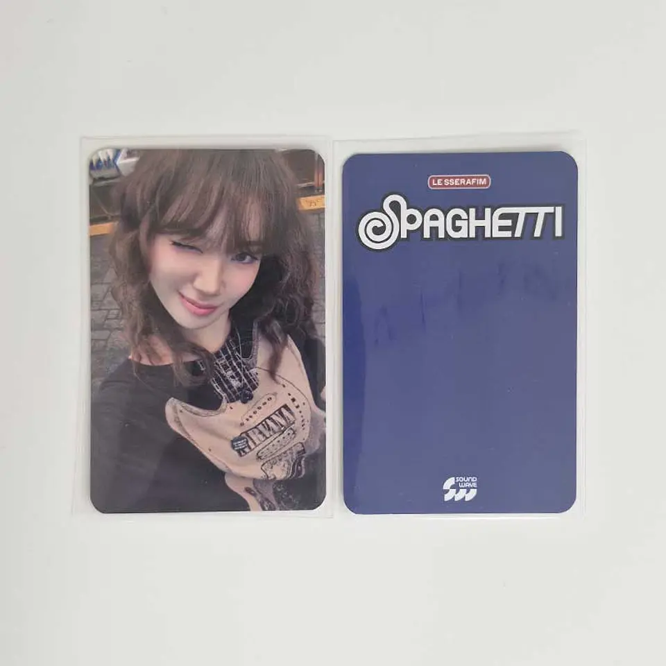 LE SSERAFIM - SPAGHETTI SOUNDWAVE POB STANDARD Ver. 2