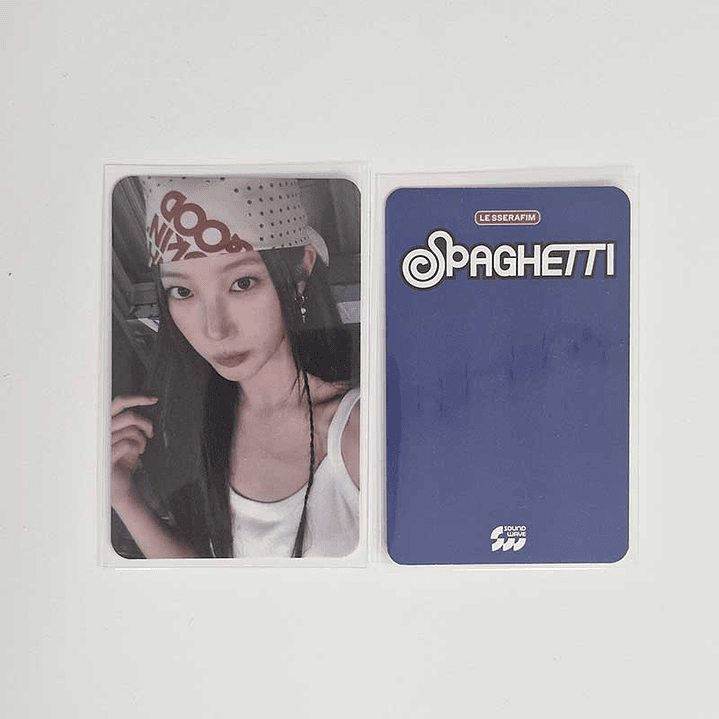 LE SSERAFIM - SPAGHETTI SOUNDWAVE POB STANDARD Ver. 5