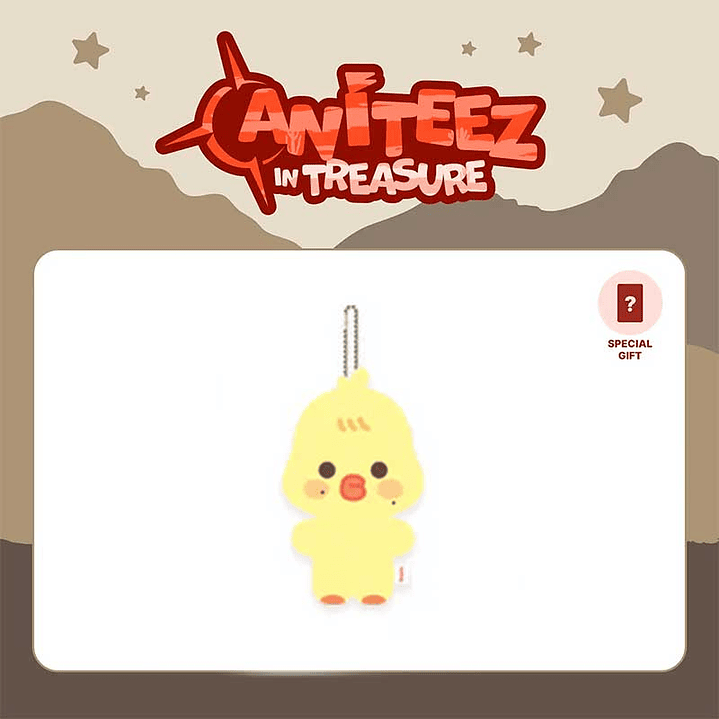 ANITEEZ IN TREASURE - FLAT-FUR PLUSH 7