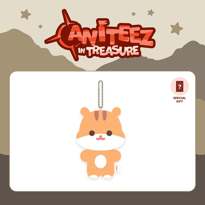 ANITEEZ IN TREASURE - FLAT-FUR PLUSH 2