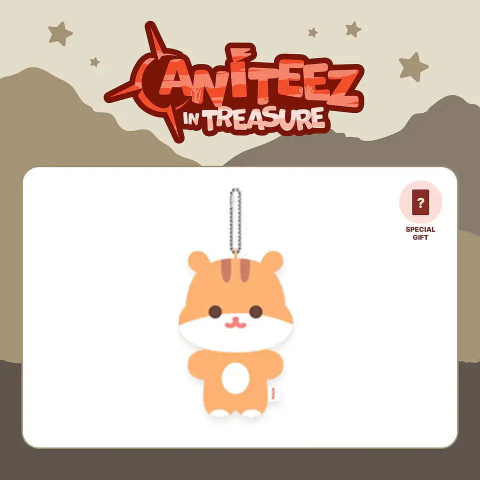 ANITEEZ IN TREASURE - FLAT-FUR PLUSH 2