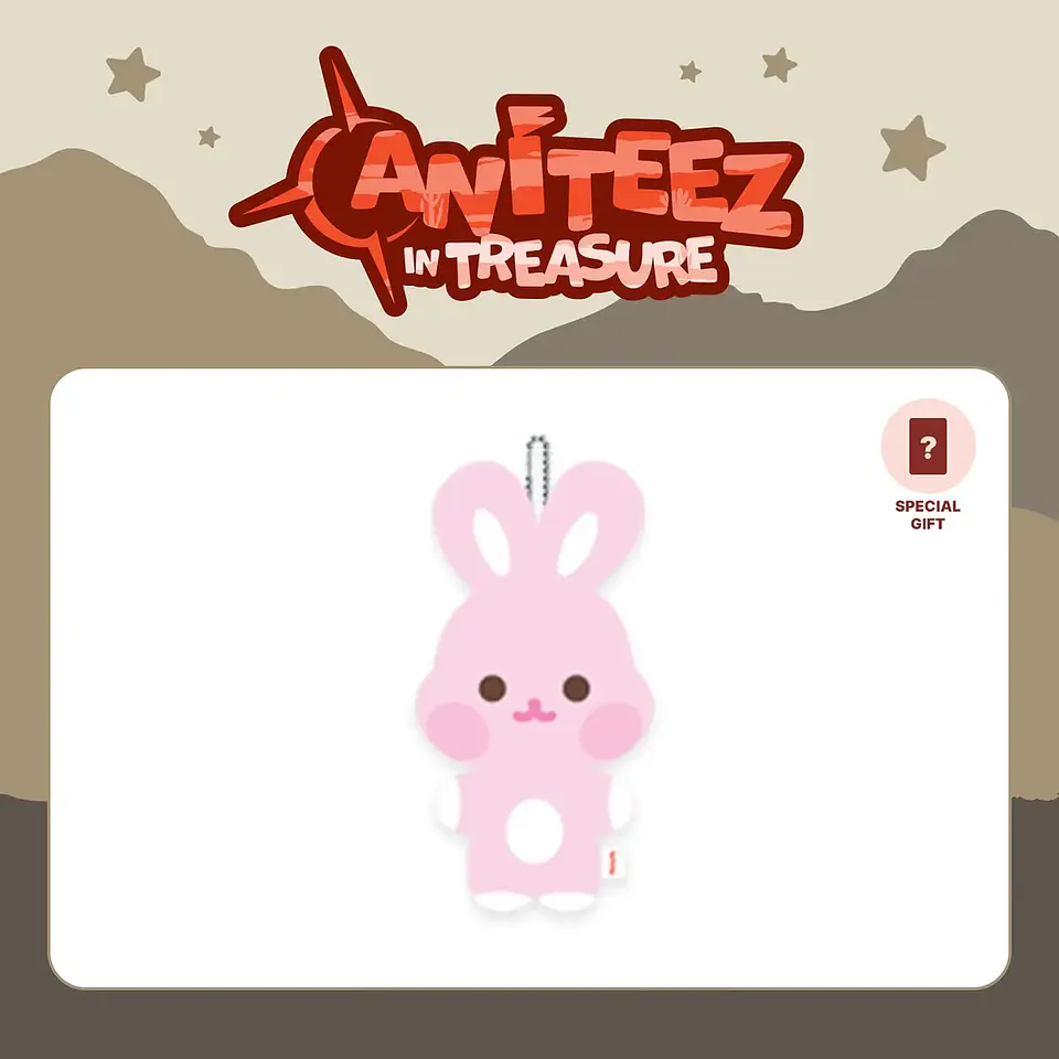 ANITEEZ IN TREASURE - FLAT-FUR PLUSH 3