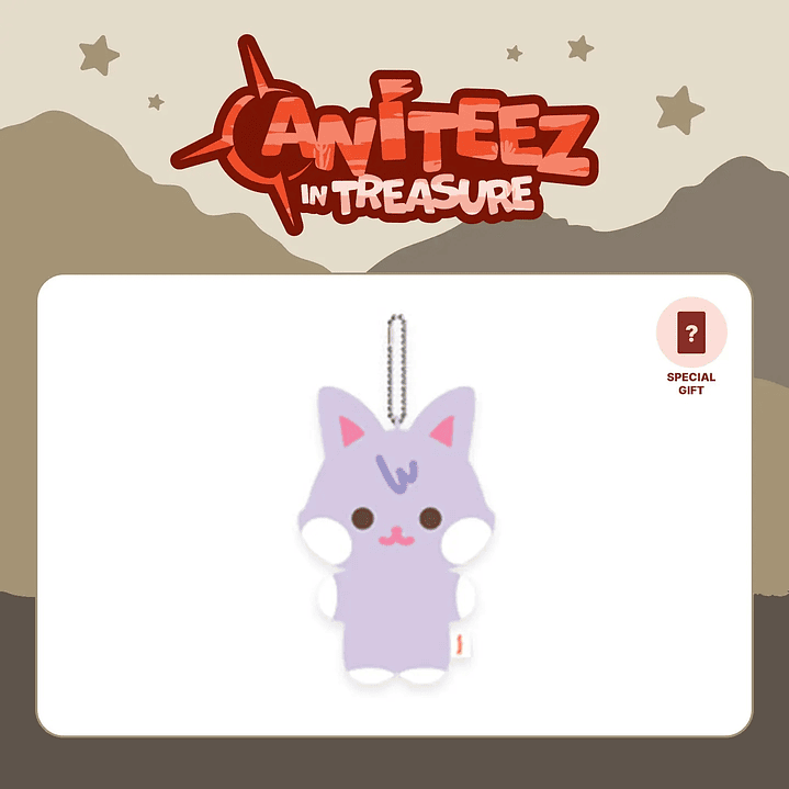 ANITEEZ IN TREASURE - FLAT-FUR PLUSH 6