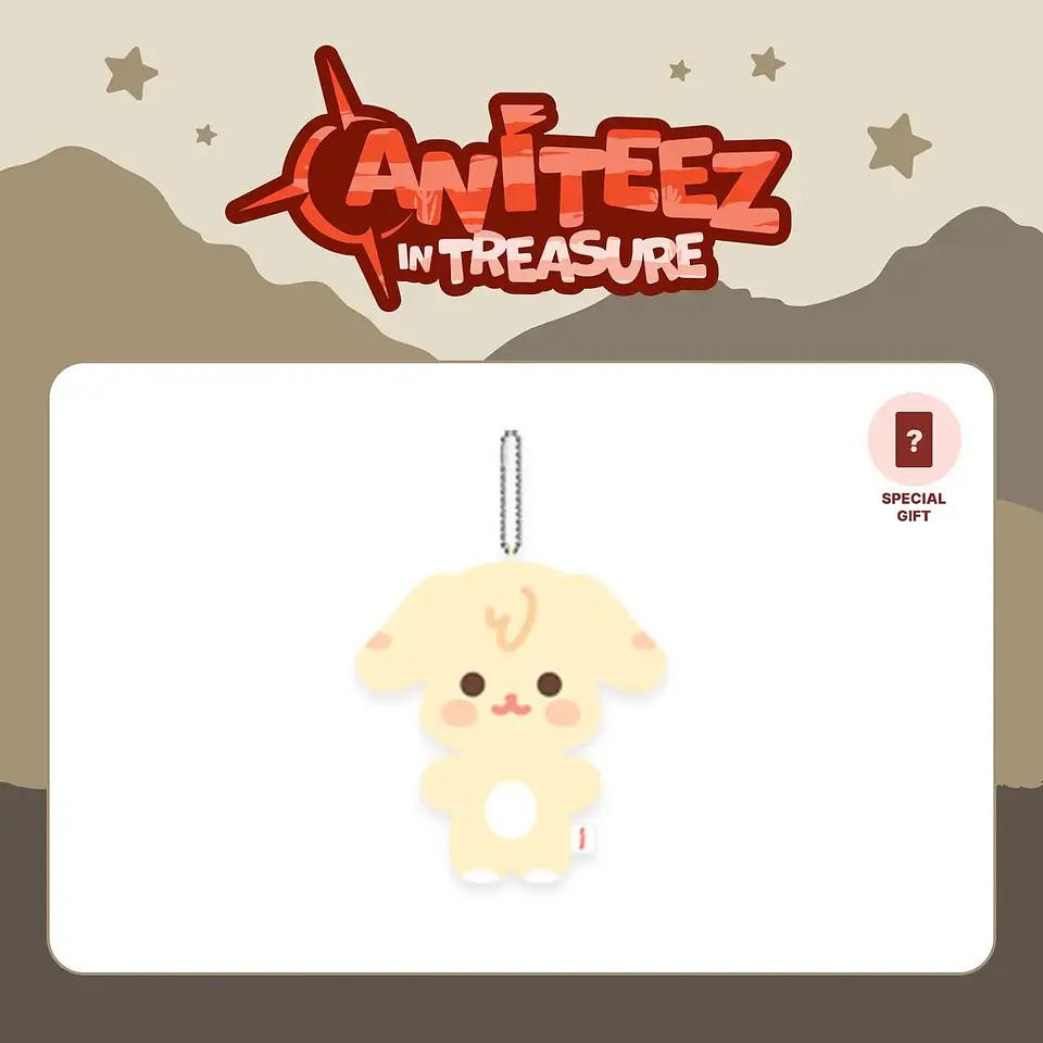 ANITEEZ IN TREASURE - FLAT-FUR PLUSH 4
