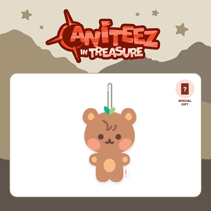 ANITEEZ IN TREASURE - FLAT-FUR PLUSH 9