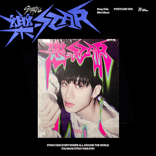 STRAY KIDS - ROCK STAR (POSTCARD Ver.)
