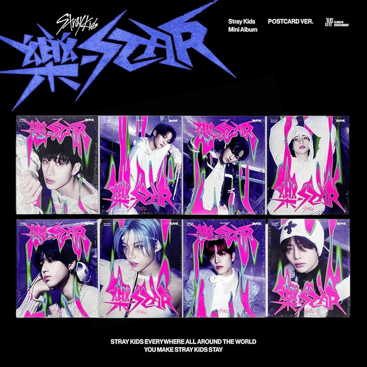 STRAY KIDS - ROCK STAR (POSTCARD Ver.) 1