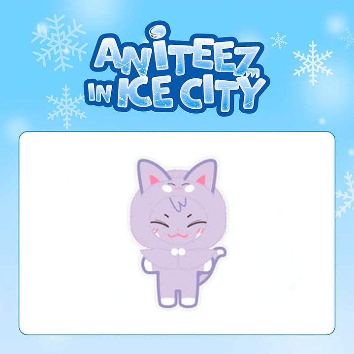 ATEEZ - ANITEEZ IN ICE CITY PLUSH DOLL COVER (A Ver.) 6