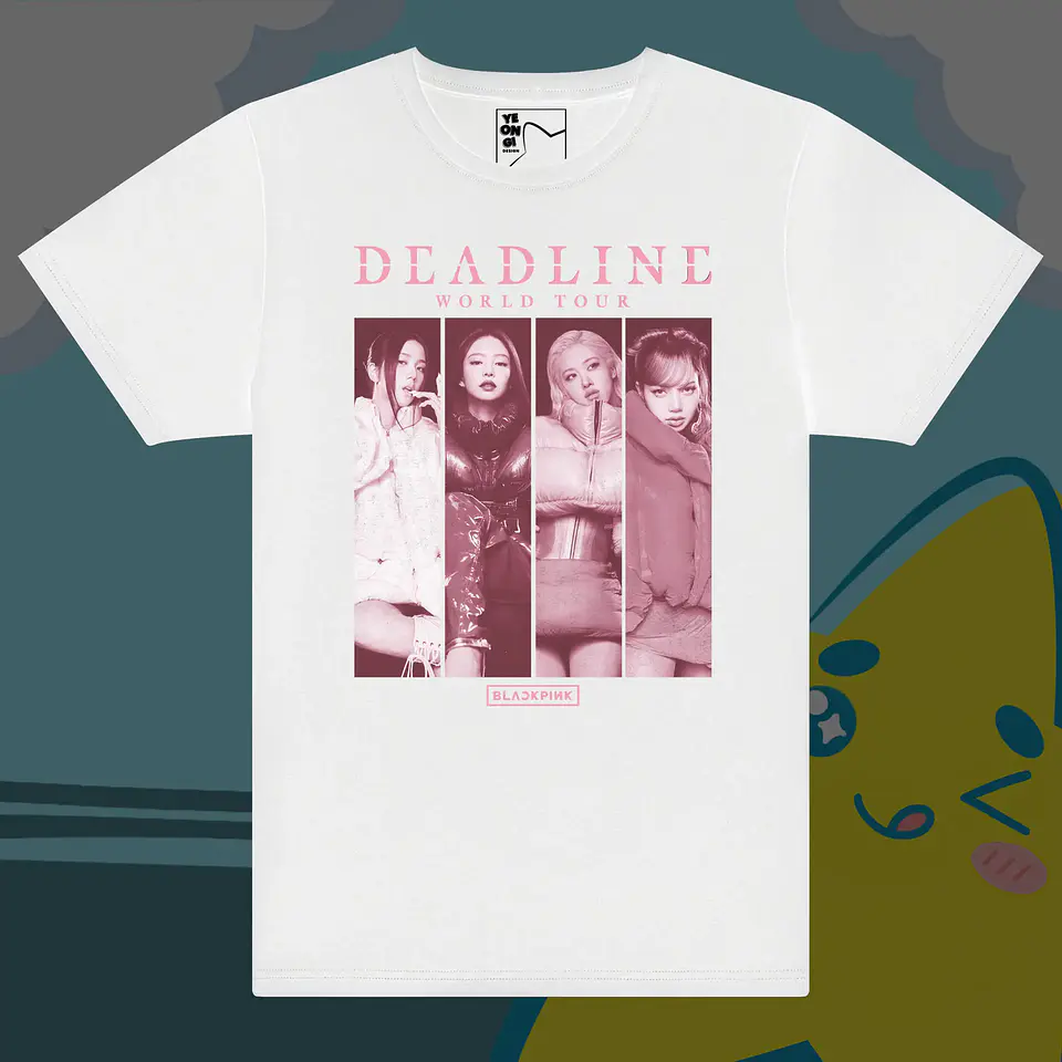 (A PEDIDO) POLERA BLACK PINK - DEADLINE WORLD TOUR 1