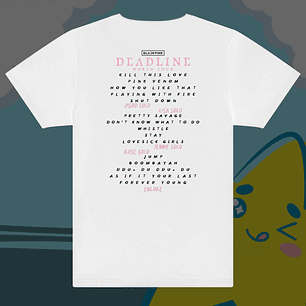(A PEDIDO) POLERA BLACK PINK - DEADLINE WORLD TOUR